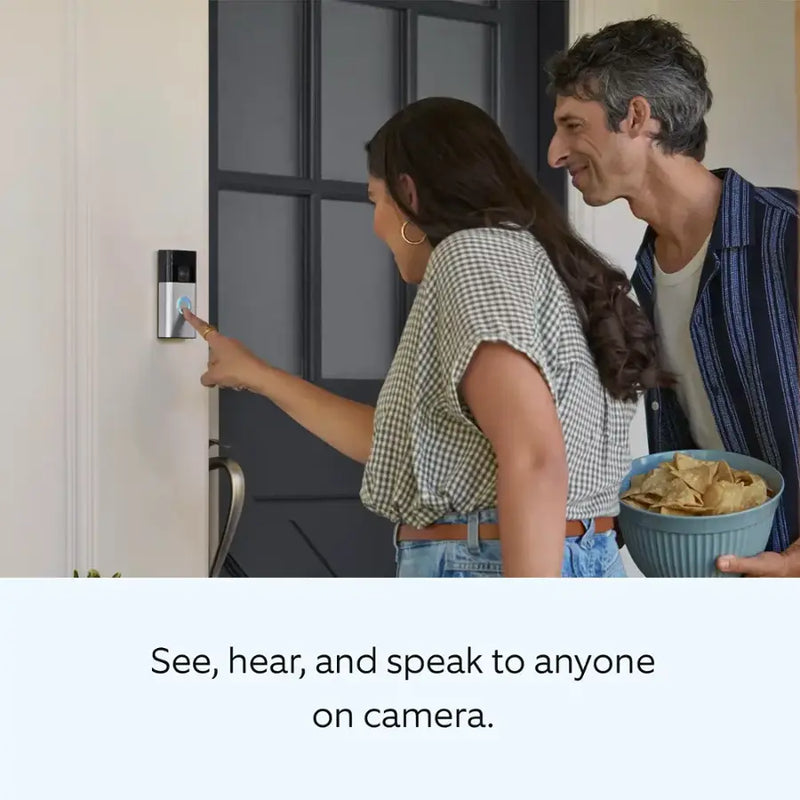 Ring Starter Set with Battery Doorbell and Indoor Cam