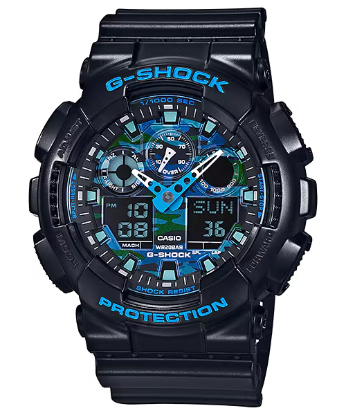 Casio Mens G-Shock GA100CB-1A Analog Digital Watch