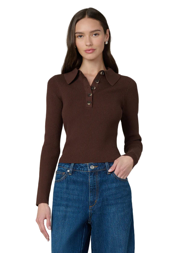 Joe's Jeans Womens Lisa Polo Sweater