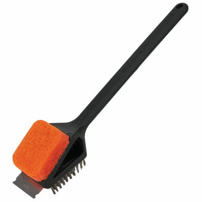 Mr. Bar-B-Q Dual Head Grill Brush with Scrub Pad