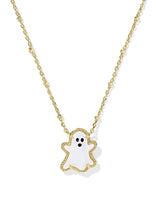 Kendra Scott Reversible Gold Ghost Pendant Necklace