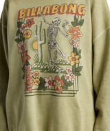 Billabong Womens Ride In Oversized Crewneck Sweatshirt