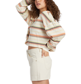 Billabong Womens Beach Boyfriend Stripe Long Sleeve T-Shirt