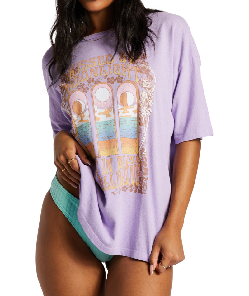 Billabong Womens Moonlight Kiss Short Sleeve T-Shirt
