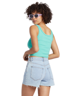 Billabong Womens Search For Stoke Cropped Tank Top
