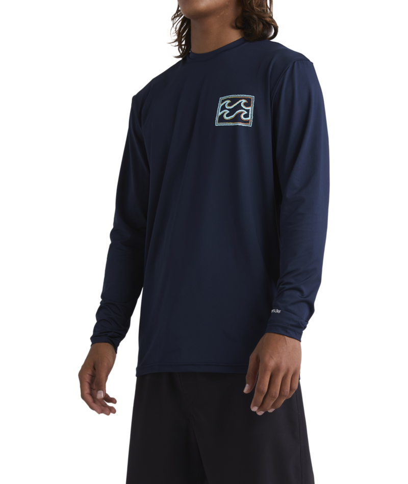 Billabong Mens Crayon Wave Long Sleeve Rashguard T-Shirt – ShopCGX
