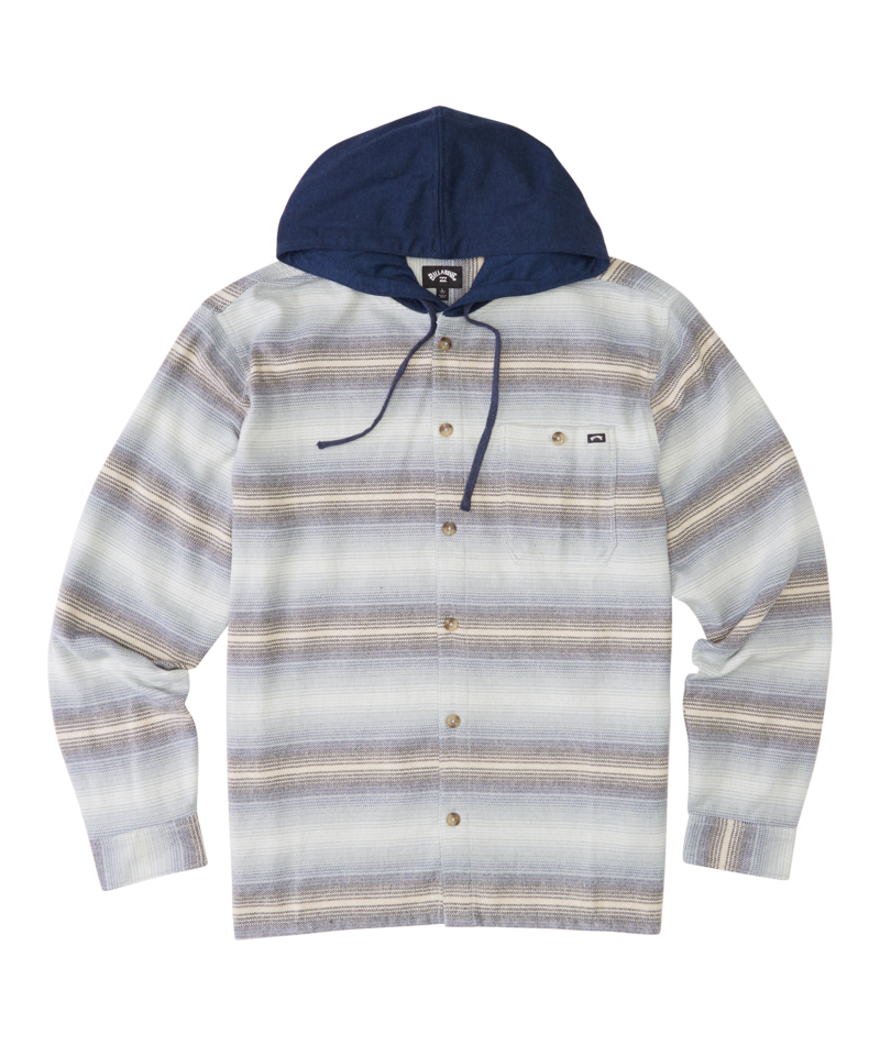 Billabong Mens Baja Hooded Flannel Shirt