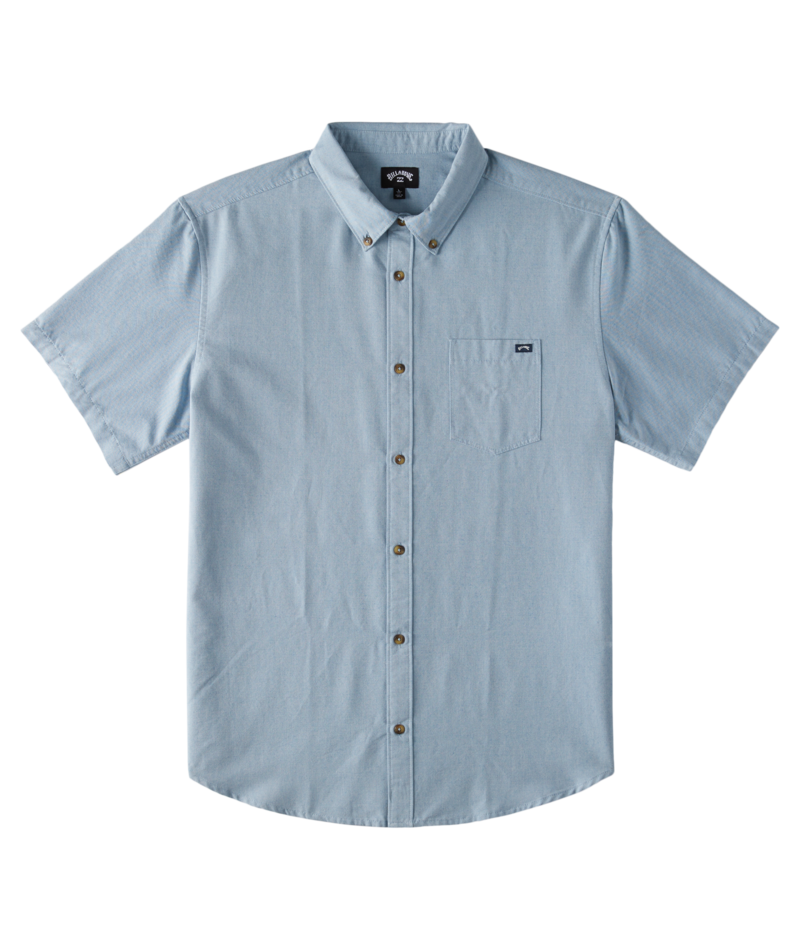 Billabong Mens All Day Button Down Short Sleeve Shirt