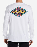 Billabong Mens Crayon Wave Long Sleeve T-Shirt
