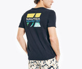 Nautica Mens Sustainable Ocean Regatta Short Sleeve T-Shirt