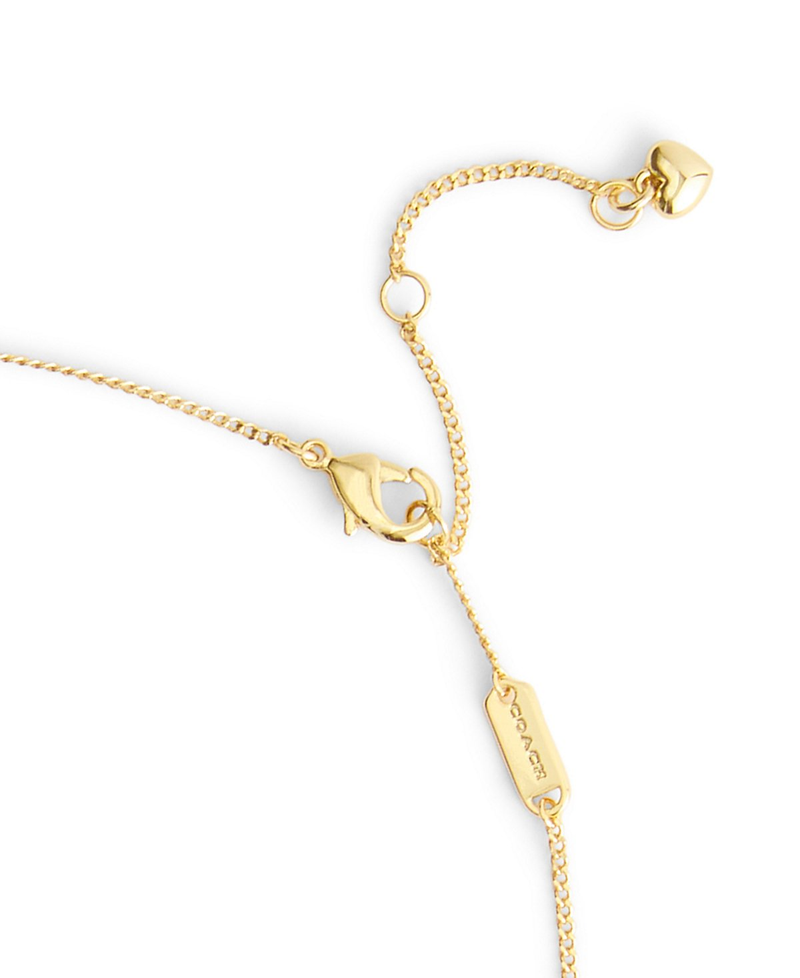 COACH Cat Pearl Pendant Necklace