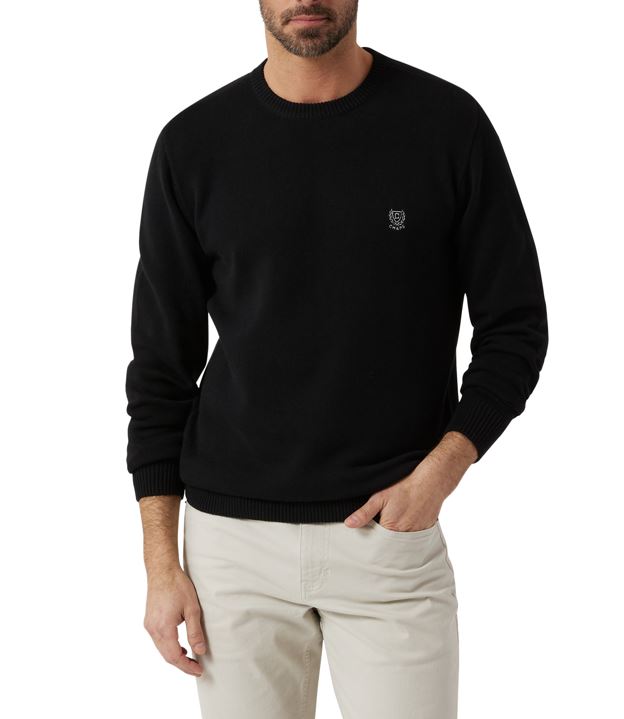 Chaps crewneck sweater best sale