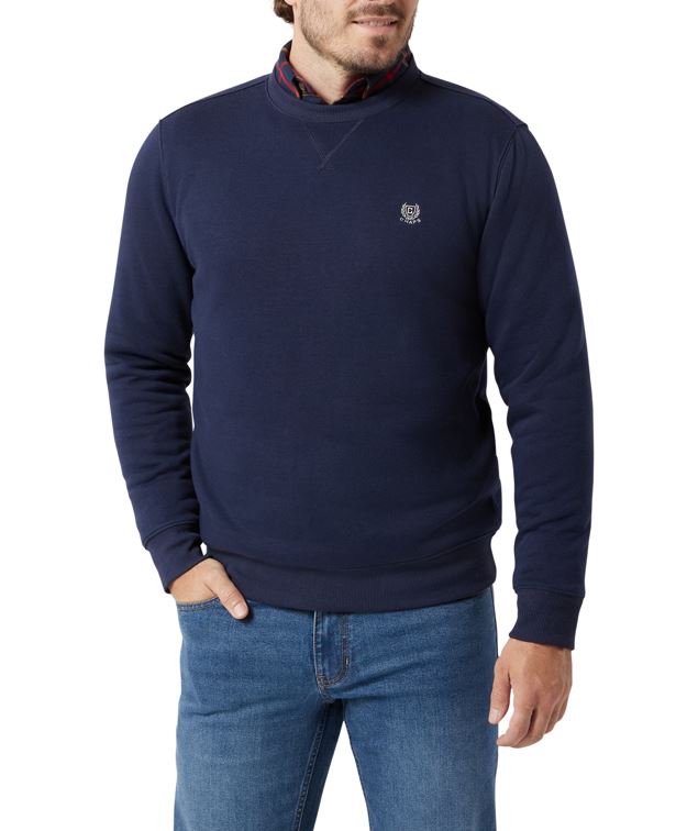 Chaps Mens Everyday Fleece Crewneck Sweatshirt