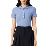 Lacoste Womens L.12.D Slim Fit Stretch Mini Piqué Polo Shirt