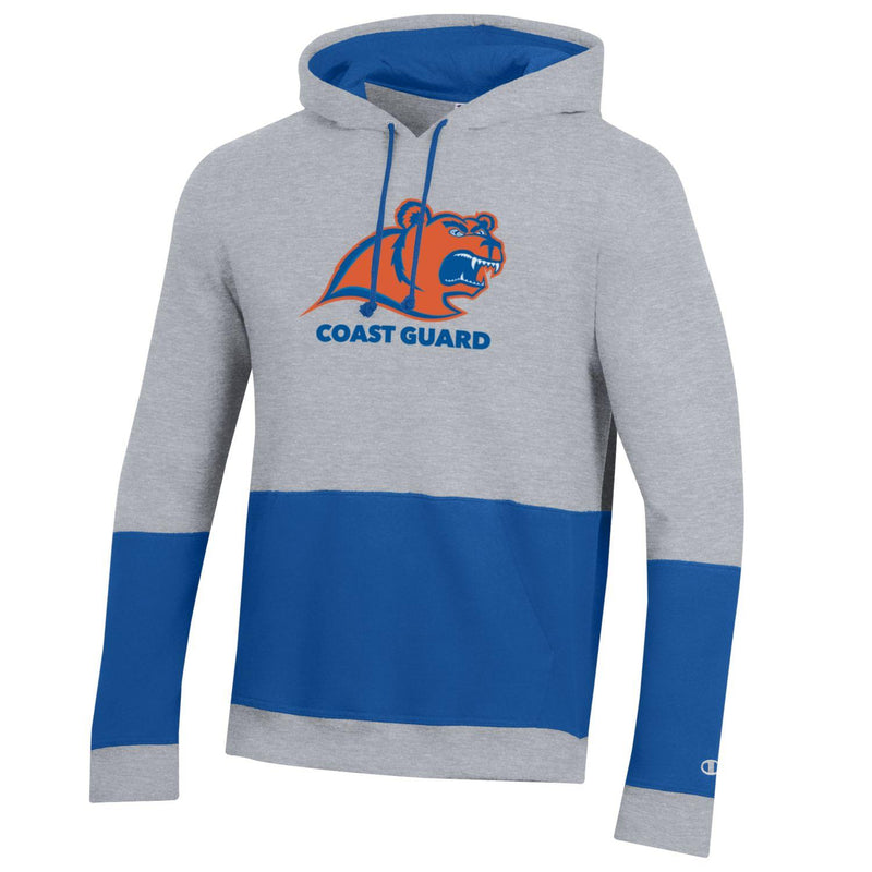 Coast Guard Academy Champion Mens FA23 Superfan Fleece Hoodie Sweatshirt