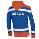 Coast Guard Academy Champion Mens FA23 Superfan Fleece Hoodie Sweatshirt