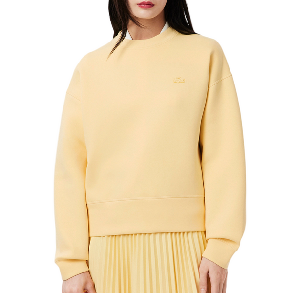 Lacoste Womens Oversized Cotton Sweatshirt