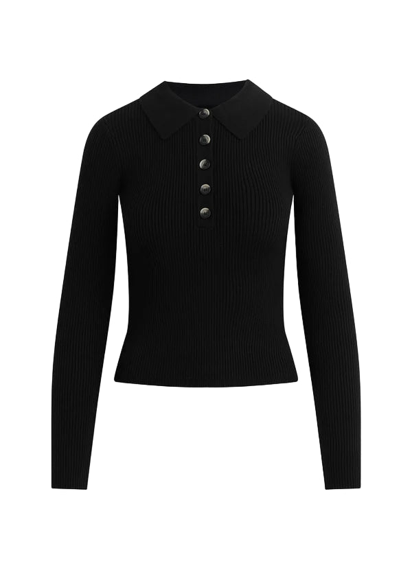 Joe's Jeans Womens Lisa Polo Sweater