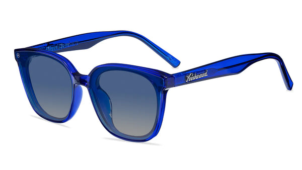 Knockaround Eclipse Cloud Catchers Blue Frame - Blue Lens - Polarized Sunglasses