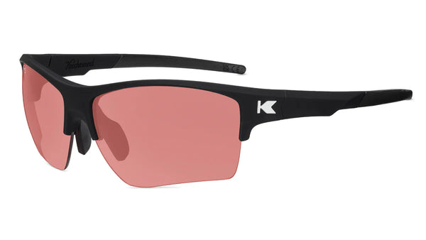 Knockaround Fairway Flight Paths Black Frame - Red Lens - Non-Polarized Sunglasses