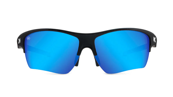 Knockaround Moonshot Flight Paths Black Frame - Blue Lens - Non-Polarized Sunglasses