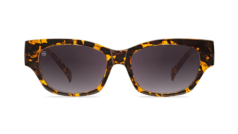 Knockaround Le Grand Amour Junipers Amber Tortoise Frame - Smoke Gradient Lens - Polarized Sunglasses