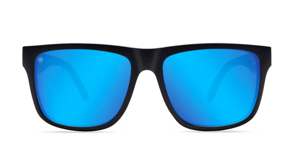 Knockaround Moonshot Torrey Pines Black Frame - Blue Lens - Non-Polarized Sunglasses