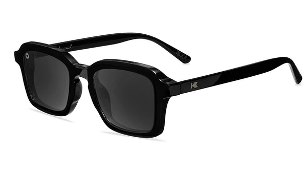 Knoackaround Piano Black Panoramas Glossy Black Frame - Black Lens - Polarized Sunglasses