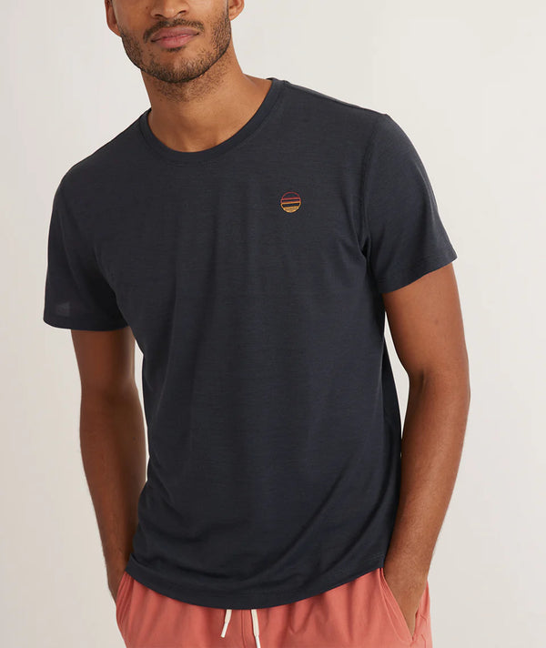 Marine Layer Mens Air Crew Graphic Short Sleeve T-Shirt