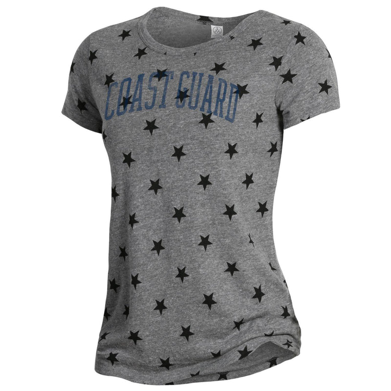 Coast Guard Womens Stars Short Sleeve T-Shirt