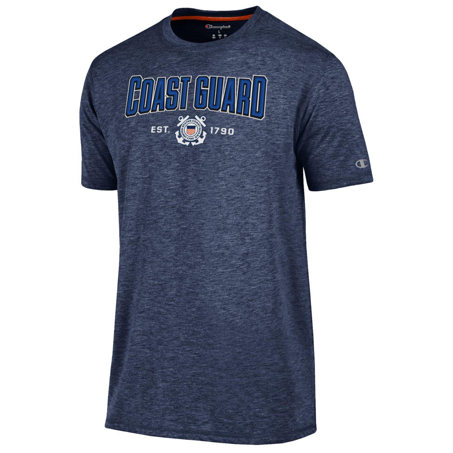 Coast Guard Champion Mens Touchback Short Sleeve T-Shirt