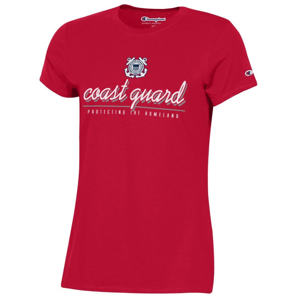Coast Guard Champion Womens SP23 Stadium Collection Short Sleeve T-Shirt