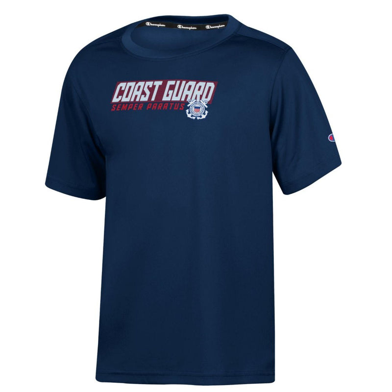 Coast Guard Champion Youth SP23 Impact Stadium Collection Short Sleeve T-Shirt