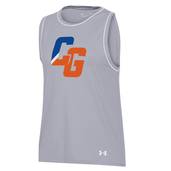 Coast Guard Academy Under Armour Womens Gameday Muscle Tank Top