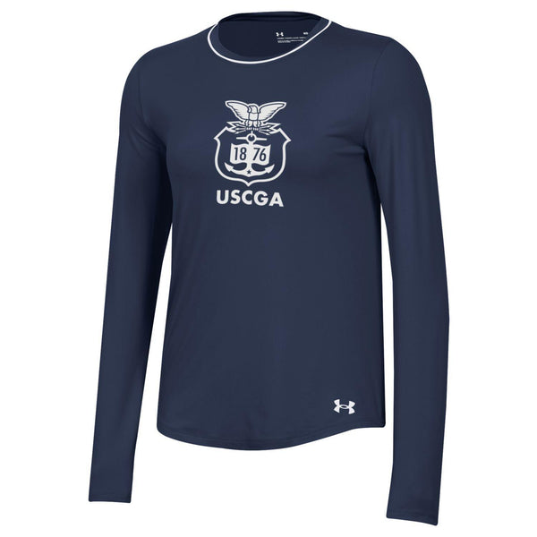 Coast Guard Academy Under Armour Womens Gameday Knockout Long Sleeve T-Shirt