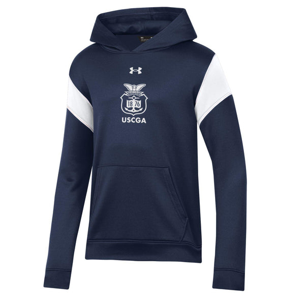 Coast Guard Academy Under Armour Womens Gameday Tech Terry Hoodie Sweatshirt