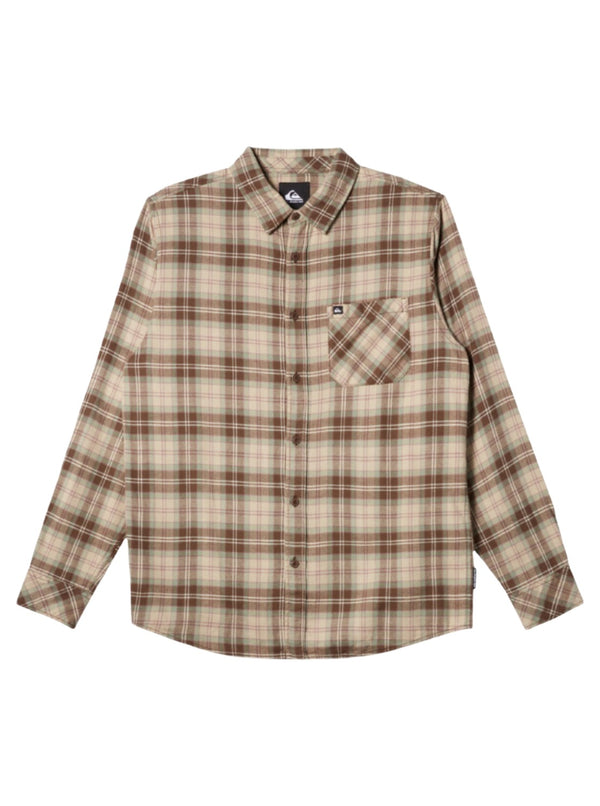 Quiksilver Mens Ensign Classic Flannel Long Sleeve Shirt