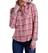KÜHL Womens Trail Side Plaid Long Sleeve Shirt