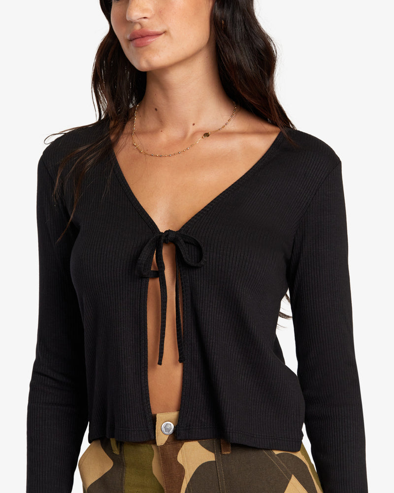 RVCA Womens Love Me Long Sleeve Top