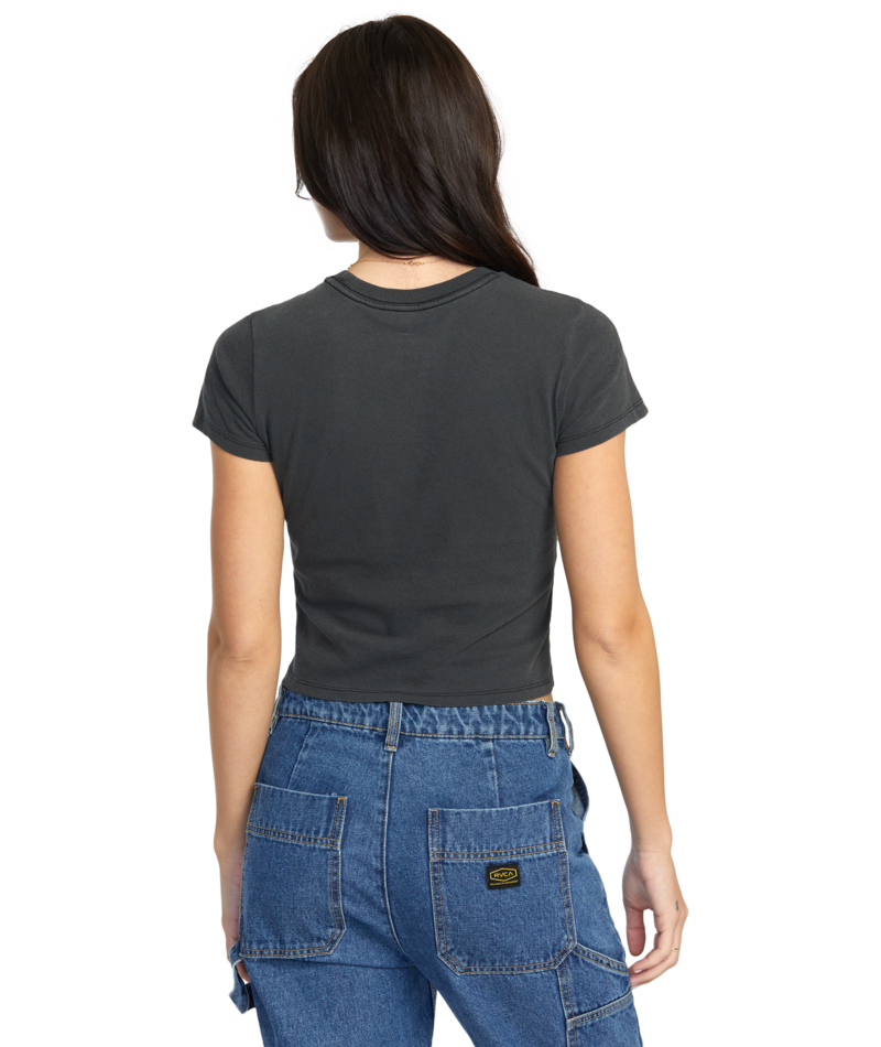 RVCA Womens Sun Salute Short Sleeve T-Shirt