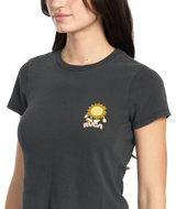 RVCA Womens Sun Salute Short Sleeve T-Shirt