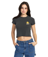 RVCA Womens Sun Salute Short Sleeve T-Shirt
