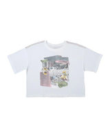 RVCA Womens Boyfriend Crop Tee 2 Short Sleeve T-Shirt