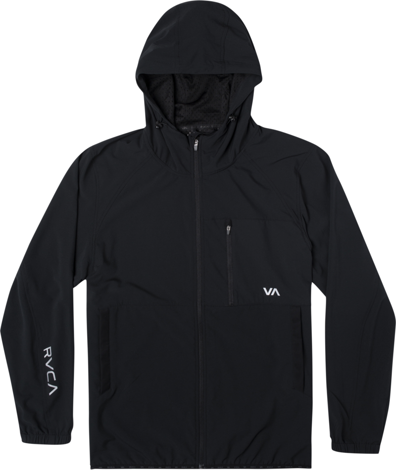 RVCA Mens Yogger Zip-Up Hooded Jacket II