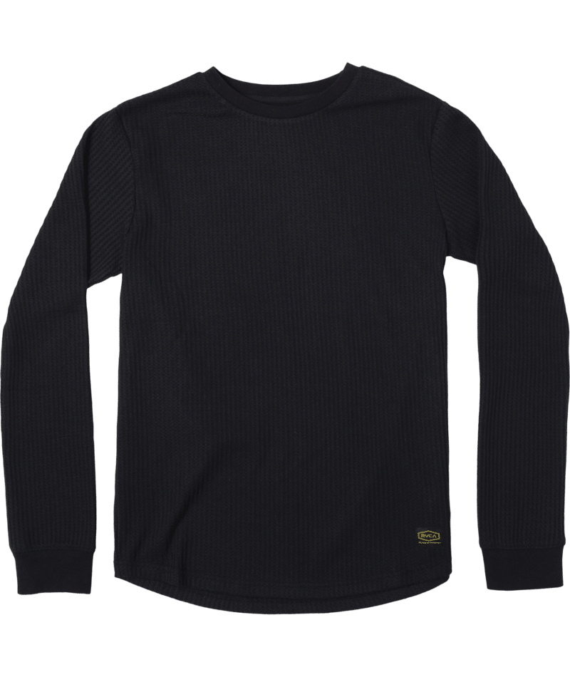 RVCA Mens Day Shift Long Sleeve Thermal Shirt