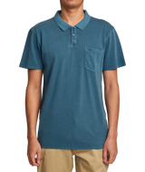 RVCA Mens PTC Pigment Short Sleeve Polo Shirt