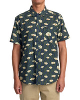 RVCA Mens Rvgazi Short Sleeve Button Down Shirt