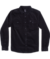 RVCA Mens Freeman Cord Long Sleeve Shirt