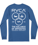 RVCA Mens Trifecta Long Sleeve T-Shirt