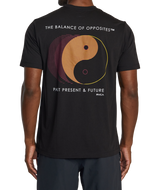 RVCA Mens Yin Yang Pin Short Sleeve T-Shirt